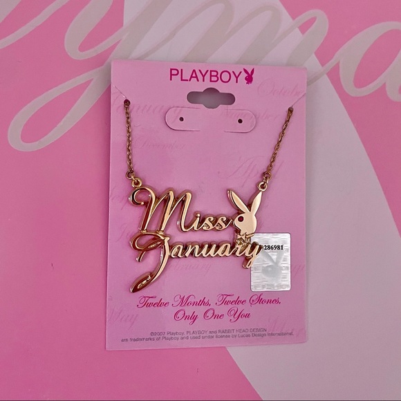 SOLD OUT Playboy Miss Month Necklace - Picture 2 of 6